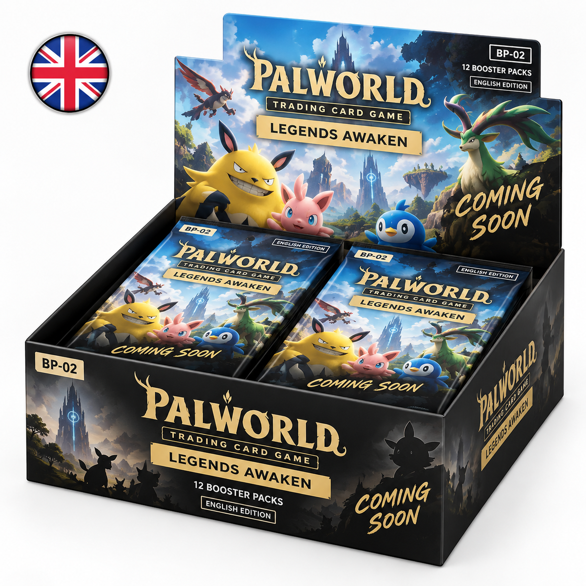 Palworld BP-02 Legends Awaken Booster Box English Coming Soon